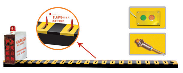 镇江润州区V3嵌入式闯岗自动扎胎器/阻车器